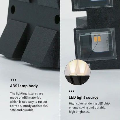 LED Outdoor Wall Light – IP66 Waterproof Exterior Sconce for Porch, Front Door & Garden