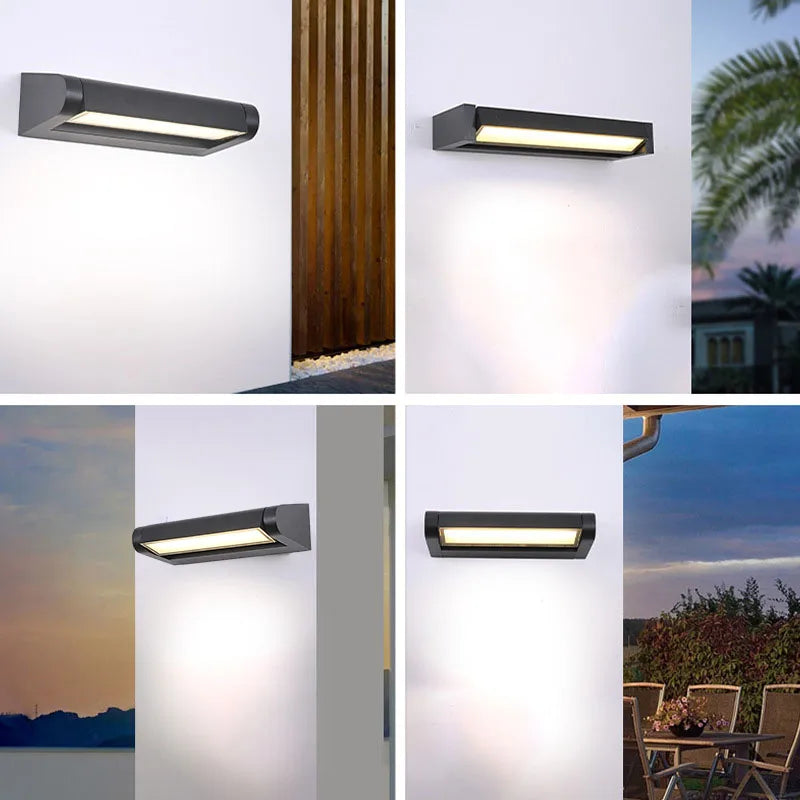 LED Outdoor Wall Light Adjustable Angle Waterproof Wall Lamp