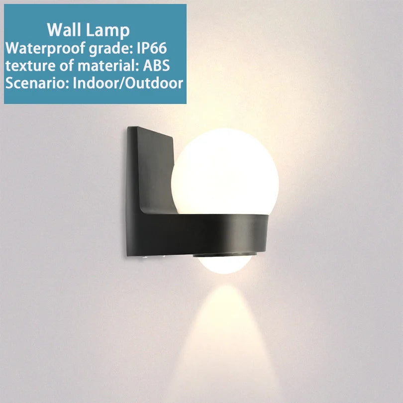 LED Outdoor Wall Light – IP66 Waterproof Exterior Sconce for Porch, Front Door & Garden