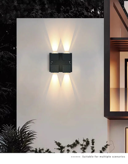 LED Outdoor Wall Light – IP66 Waterproof Exterior Sconce for Porch, Front Door & Garden