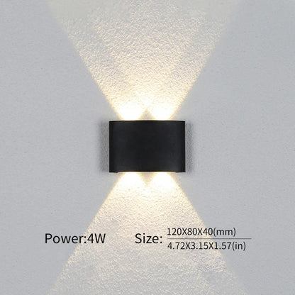 LED Wall Light Outdoor/Indoor Modern Light For Home, Garden or Bedroom
