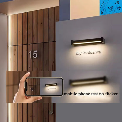 LED Outdoor Wall Light Adjustable Angle Waterproof Wall Lamp