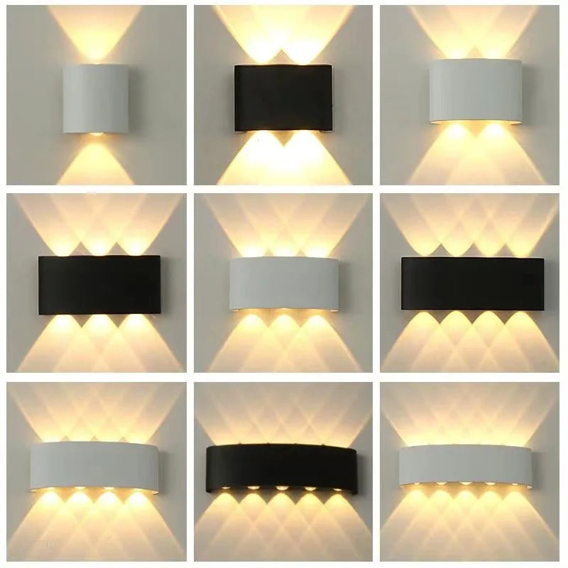 LED Wall Light Outdoor/Indoor Modern Light For Home, Garden or Bedroom
