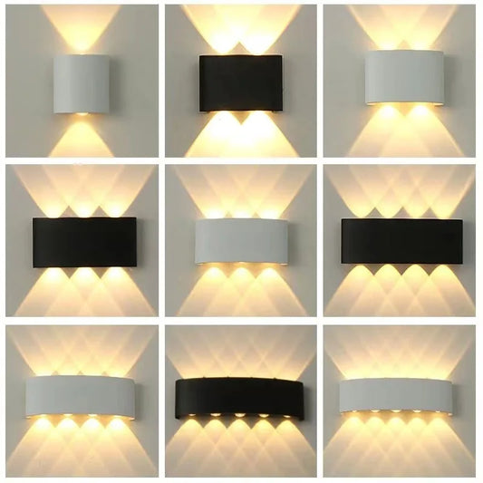 LED Wall Light Outdoor/Indoor Modern Light For Home, Garden or Bedroom
