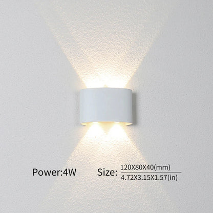 LED Wall Light Outdoor/Indoor Modern Light For Home, Garden or Bedroom