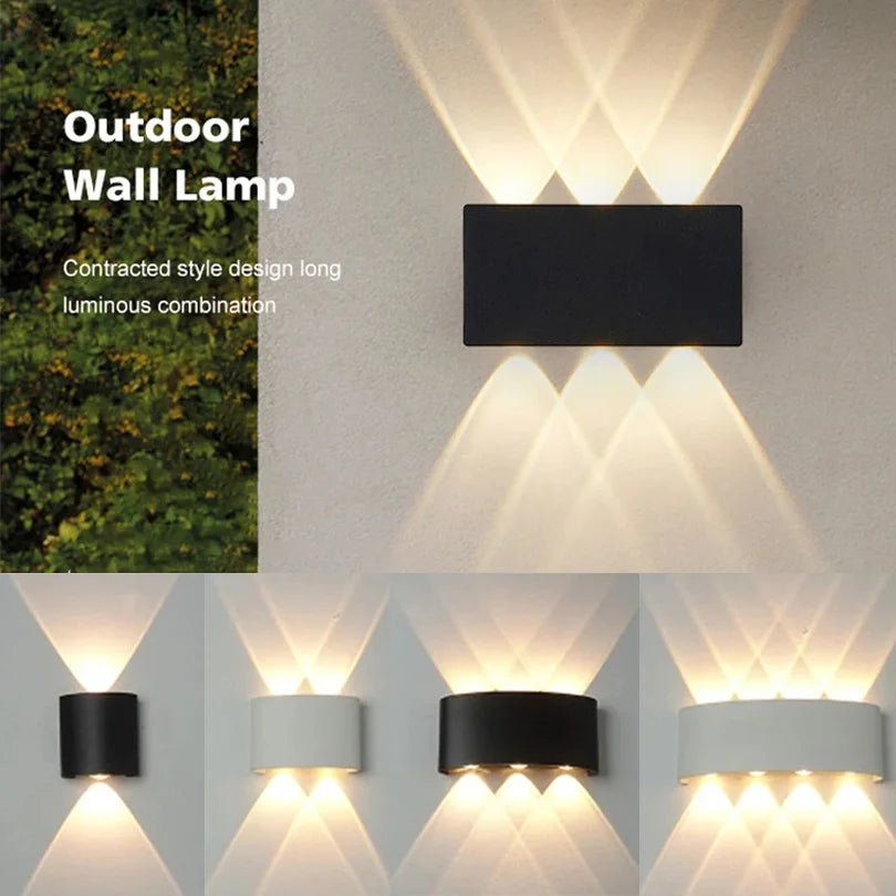 LED Wall Light Outdoor/Indoor Modern Light For Home, Garden or Bedroom