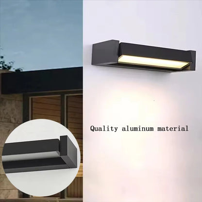 LED Outdoor Wall Light Adjustable Angle Waterproof Wall Lamp
