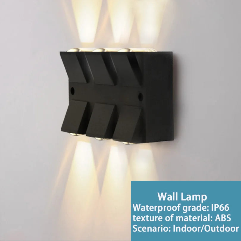 LED Outdoor Wall Light – IP66 Waterproof Exterior Sconce for Porch, Front Door & Garden